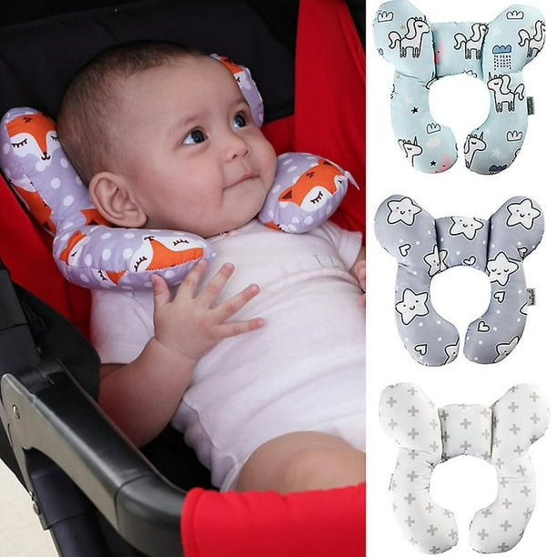 Accesorios de cochecito de bebé, almohadilla para reposacabezas de asiento  de coche, almohada de cuello para coche, almohada para cinturón de  seguridad de coche, carrito – Los mejores productos en la tienda