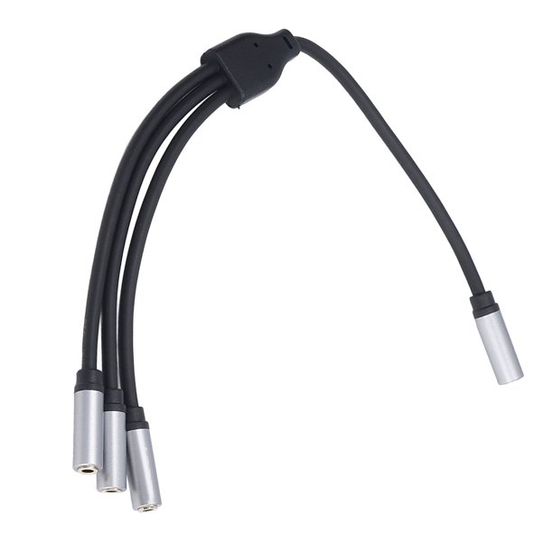 Cable Divisor Auxiliar Estéreo Hembra 35 Mm Hembra A 3 Conectores Auxiliares De Sonido Cable 