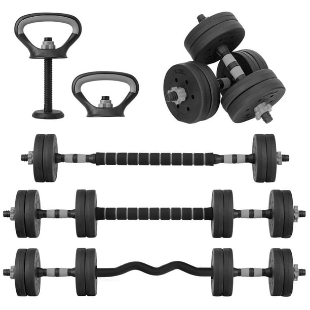 Mancuerna - pesas, aparato de gimnasia, aparato para hacer ejercicio - 15 kg