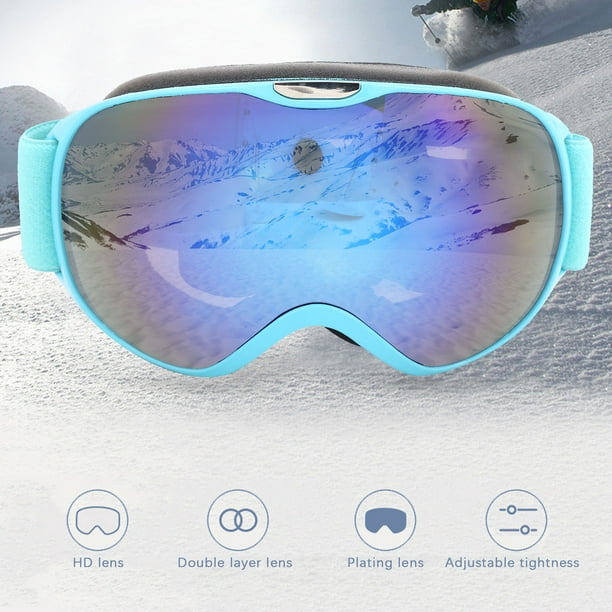 Gafas Lentes Anteojos De Invierno Esqui Snowboard Ciclismo A Prueba De Polvo