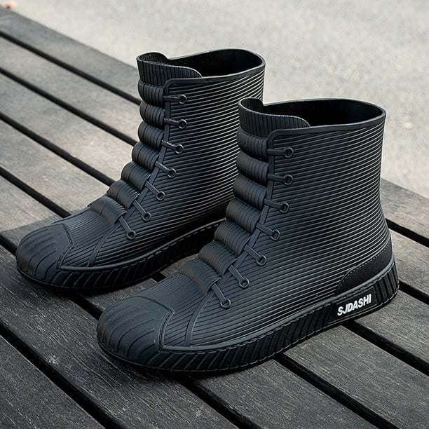 Zapatos /Botines /Botas de lluvia para hombres al aire libre impermeables y  antideslizantes. Calzado para hombres
