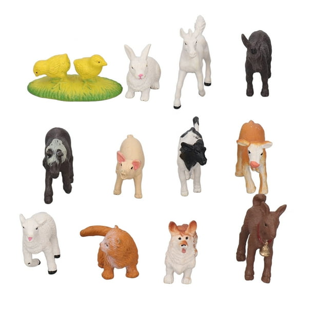 Paquete Figuras Juguetes Animales De La Granja