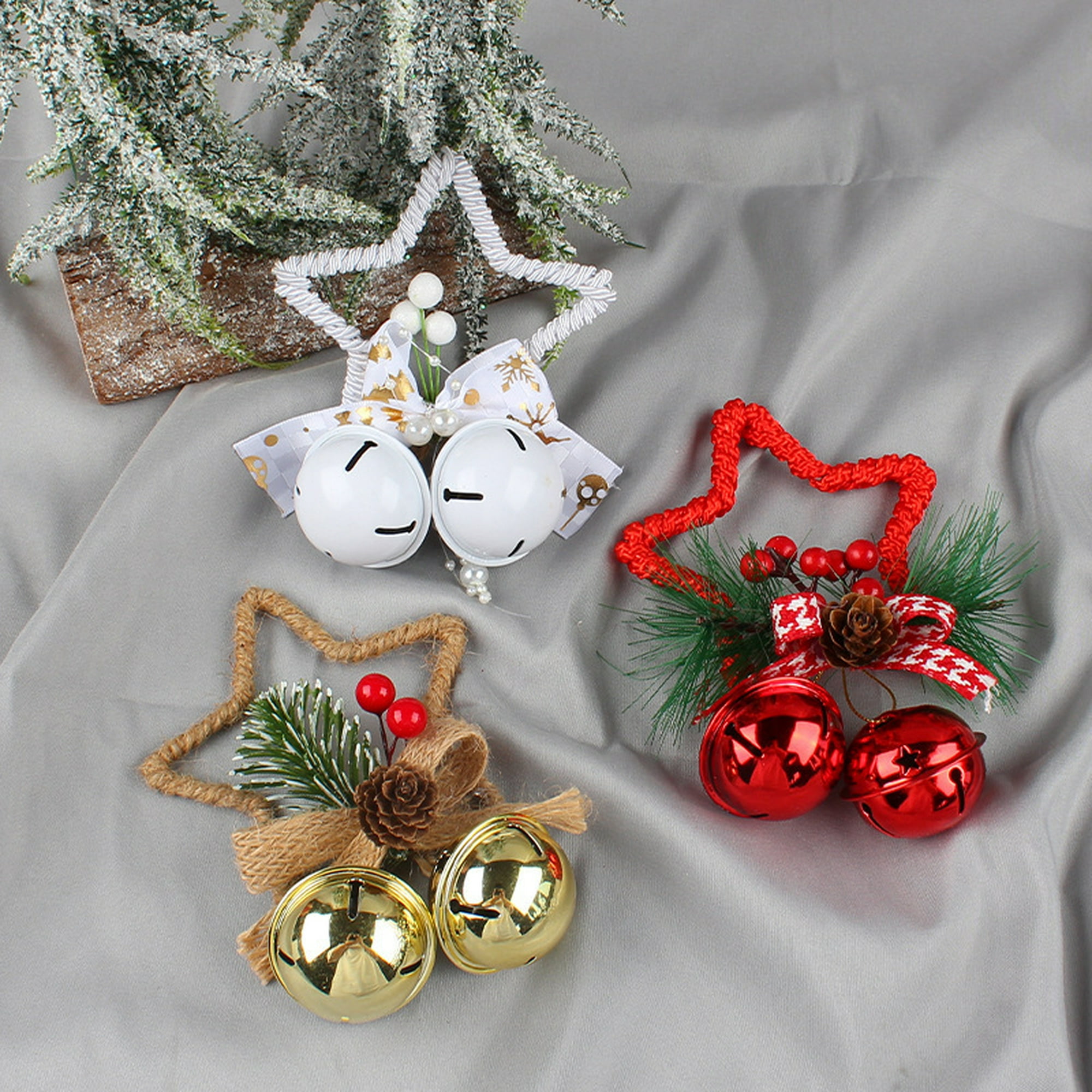 Set de cascabeles extra grandes 60,50 y 40 cms – Cascabella Adornos de  Navidad