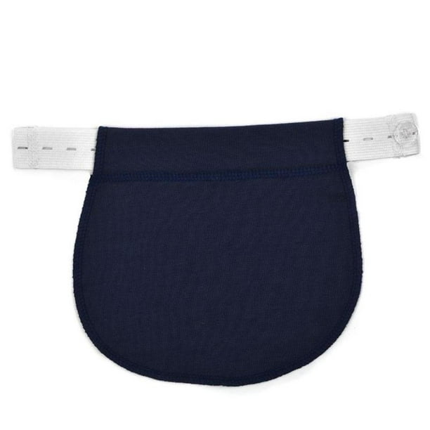 Extensor de cintura ajustable para mujeres embarazadas, 3 piezas (negro,  azul y caqui)