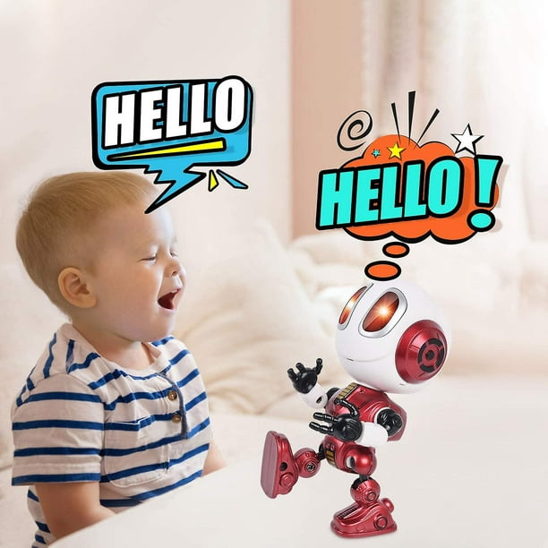 Juguetes para niños de 4, 5 y 6 años, juguetes de robot parlante, regalos  para niños de 3, 4 y 5 años, rellenos de medias para niños, visita, regalos  de Navidad para