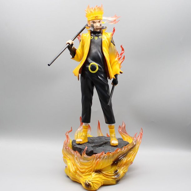 Figura Naruto Shippuden Sasuke Uchiha Escala 1:10 PVC ㅤ, FIGURAS