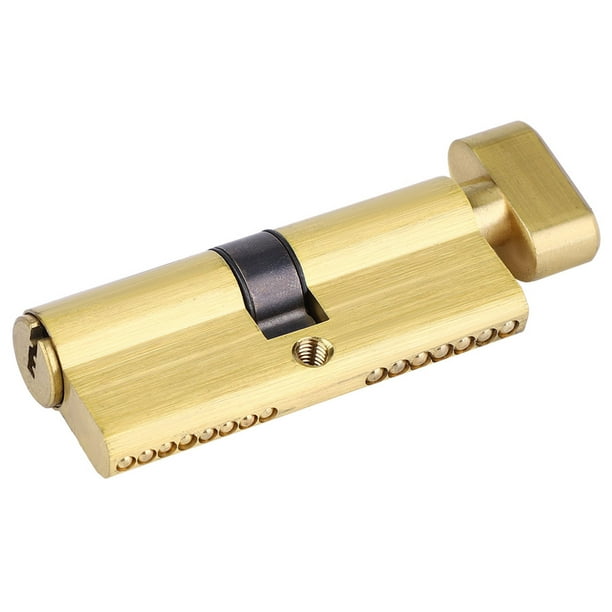 Cilindro de cerradura de puerta de cobre, 3 llaves, seguridad para