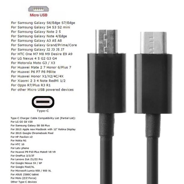 Adaptador Tipo C a Micro USB Cable Convertidor a para Teléfono Inteligente  HDD Baoblaze Cable Adaptador USB