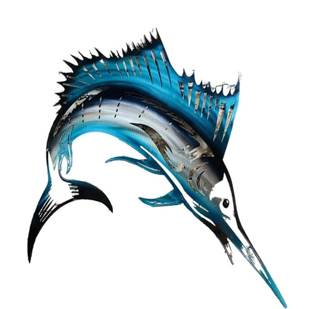 Animales Colgantes De Arte De Pared Peces Oceánicos De Acero Inoxidable Para La Del Dormitorio De La Sala De Estar Del Hogar Advancent HA044123-02 | Walmart línea
