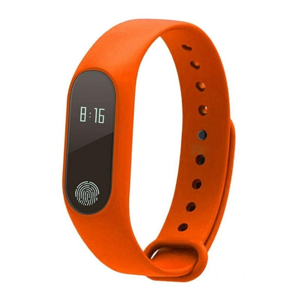 Regenerador Pastor enaguas Rastreador de monitor de presión arterial y frecuencia cardíaca impermeable  M2 Bluetooth Smart Watch naranja Baoblaze Pulsera inteligente Bluetooth |  Bodega Aurrera en línea
