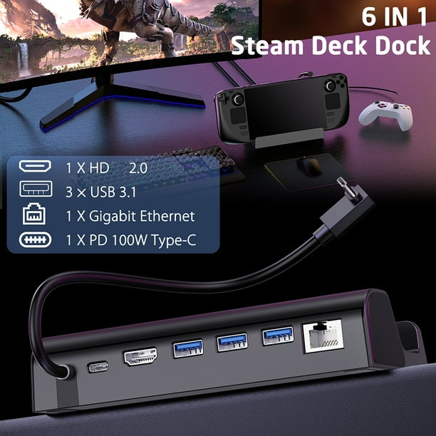 Soporte de base Soporte de soporte portátil para accesorios de juego de  consola Steam Deck Ehuebsd Para estrenar