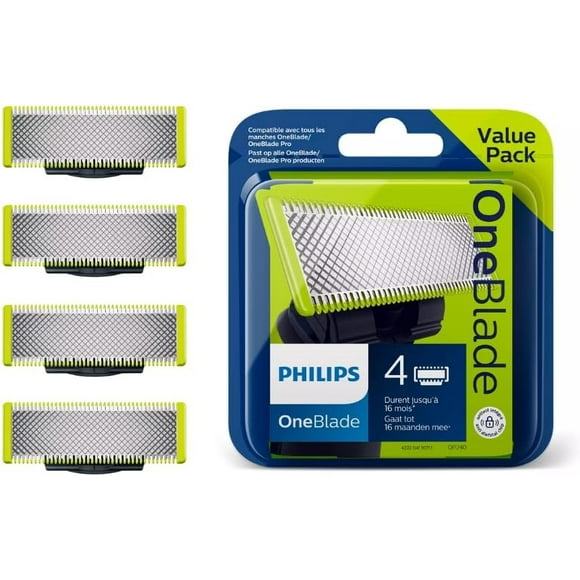 philips oneblade replacement blade  4pcs  qp24050