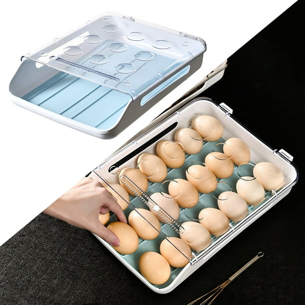  Cajón ajustable para nevera o bandeja para huevos