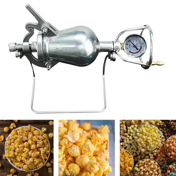 Máquina de palomitas de maíz tipo calabaza máquina de palomitas de maíz con  para cocina estilo adultos estilo D Sunnimix fabricante de palomitas de  maíz