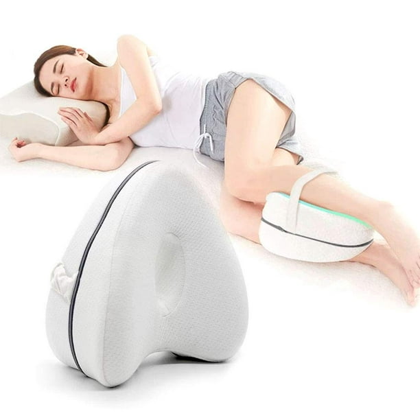RSSK Almohada ortopédica de espuma viscoelástica para embarazo, almohada de  cuña para piernas y rodillas para dormir de lado, alivio de ciática o