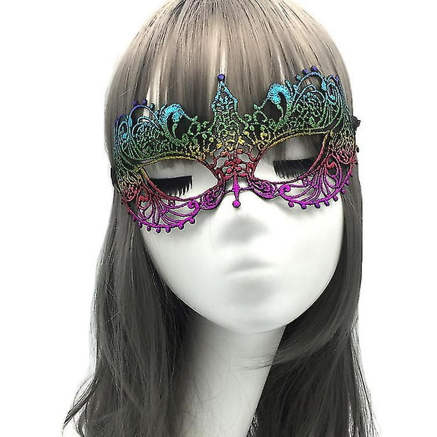 Paquete de 2 máscaras de mascarada para mujer Máscara veneciana de