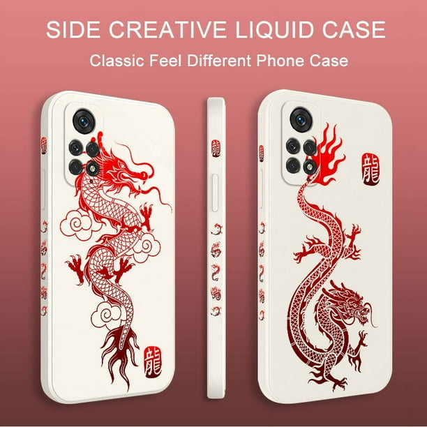 Dragon Chapter Funda De Teléfono Para Xiaomi Redmi Note 12S 12 Pro PLus 4G  5G Moda Cómoda Para Sentir