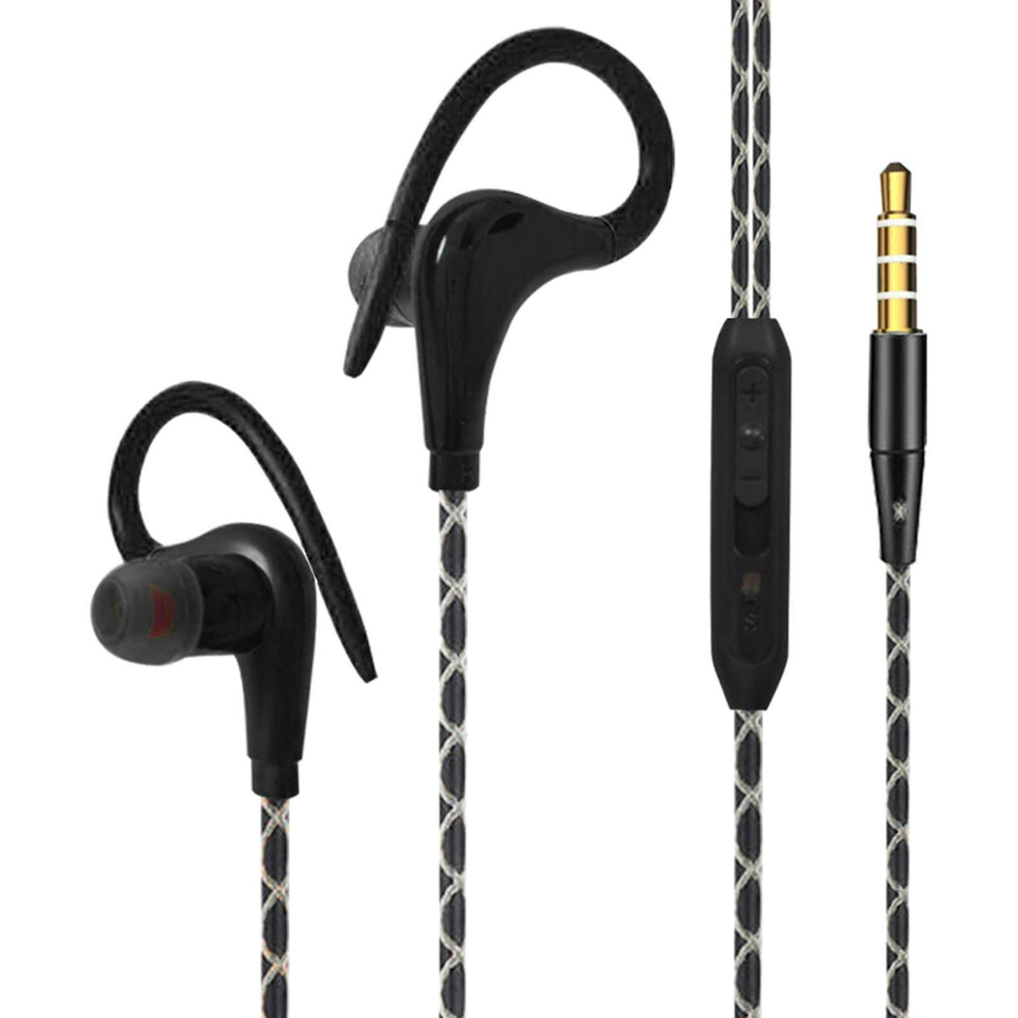 Auriculares deportivos con cable de 3,5mm para correr, cascos MP3