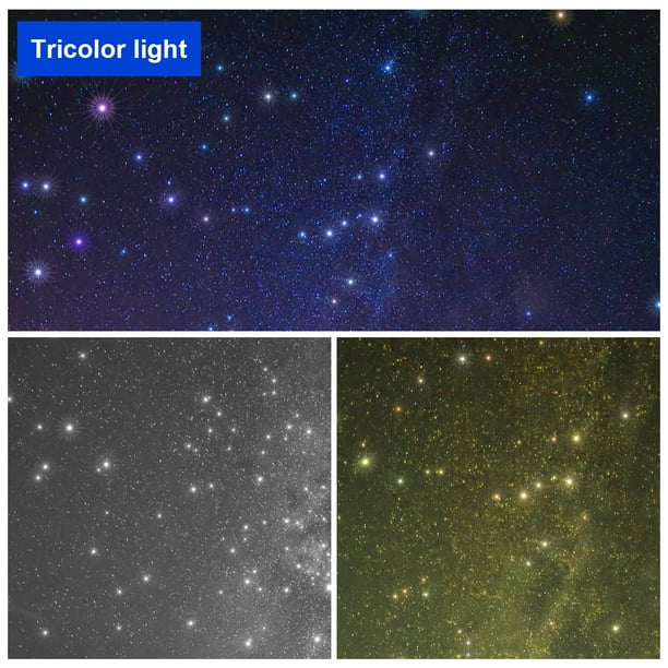 lampara para la noche proyector de estrellas constelación colores