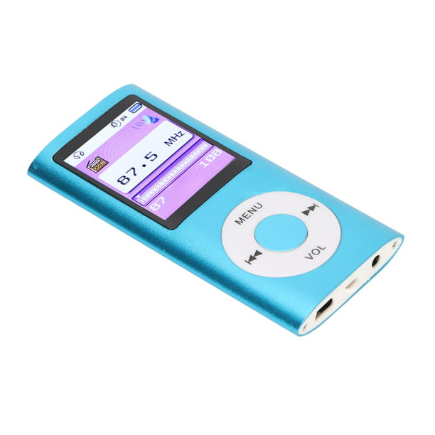 Reproductor MP3 de 64 GB con Bluetooth 5.2, botón táctil sensible a la  pantalla colorida de 1.5 pulgadas, reproductor de MP3 de música de alta