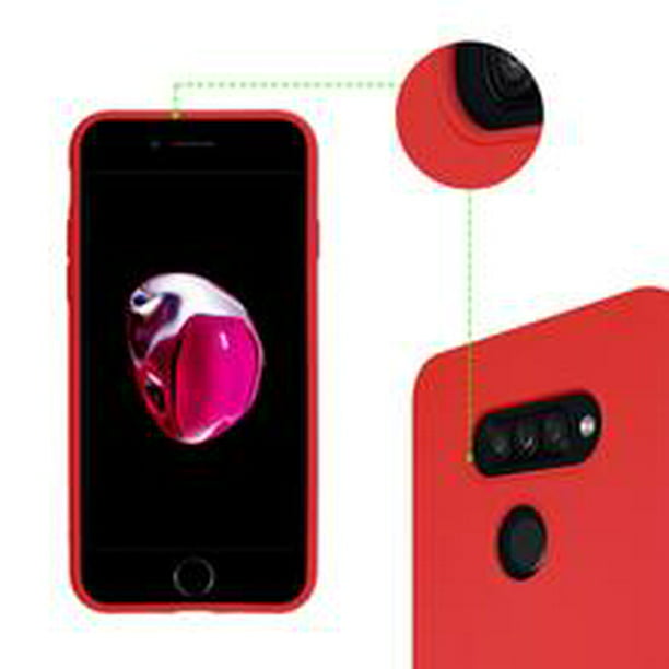 Funda de TPU Mate Lisa para Huawei P30 Lite Silicona Rojo