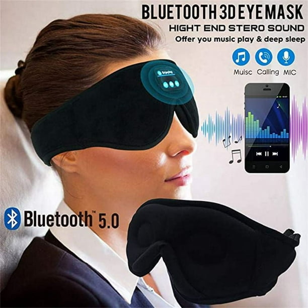 Auriculares para dormir Auriculares transpirables 3d para dormir, máscara  de sueño Bluetooth