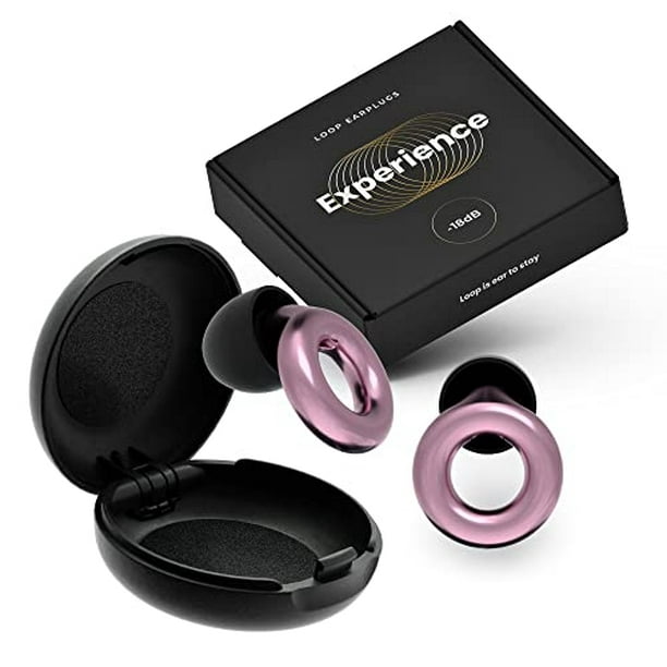 Tapones para los oídos Loop Experience para conciertos - Oro rosa y negro  Loop Protección Auditiva