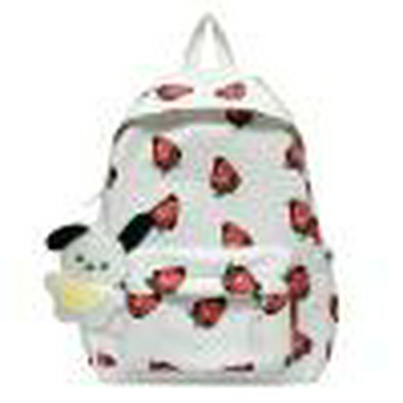 mochila para niñas mochila para niña fresas lindas mujer estudiante mochila de viaje blanco ehuebsd para estrenar