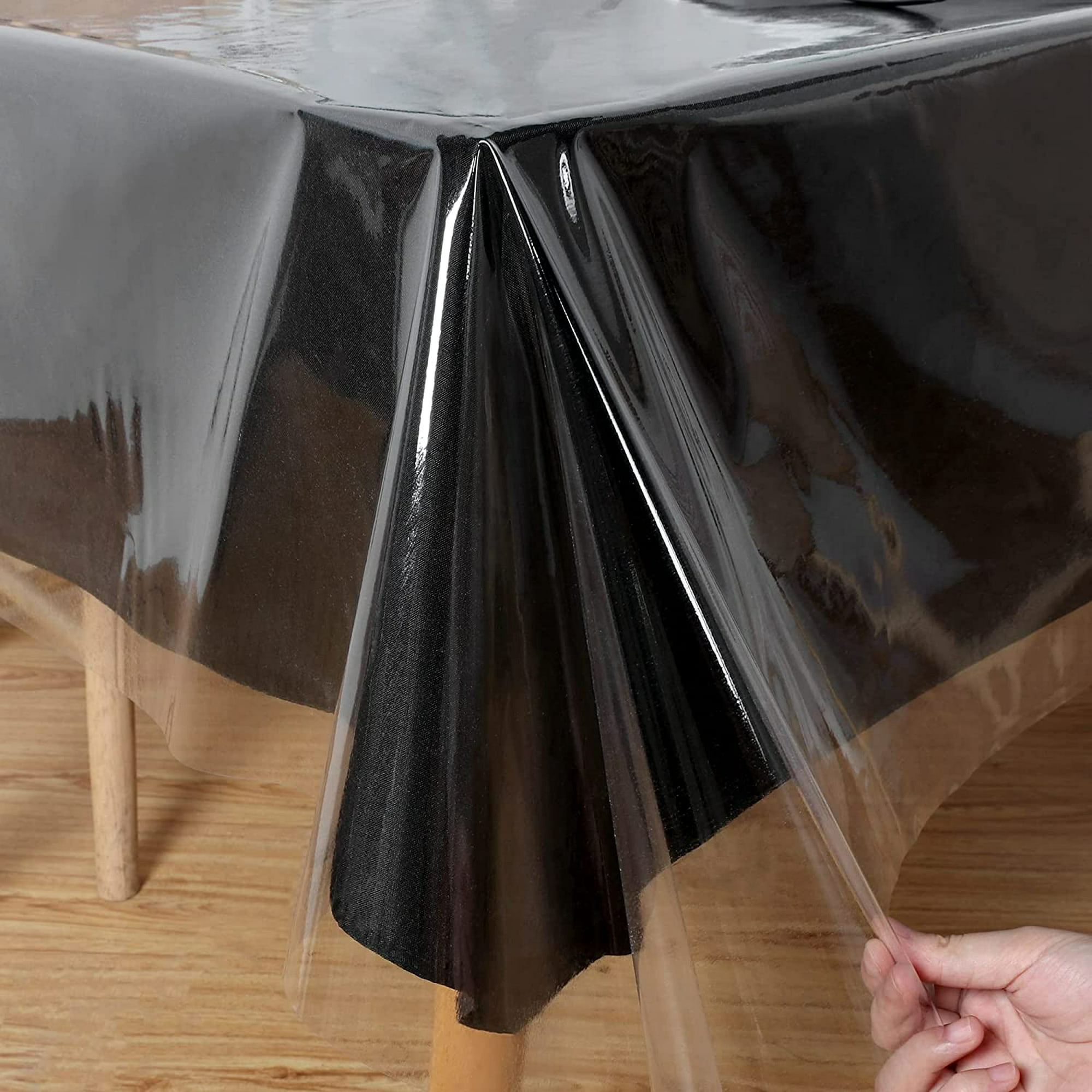  Mantel transparente de plástico transparente de PVC transparente  para la oficina, para el escritorio, para la oficina, mantel de cristal, de  vinilo, para el comedor, para la superficie de los muebles