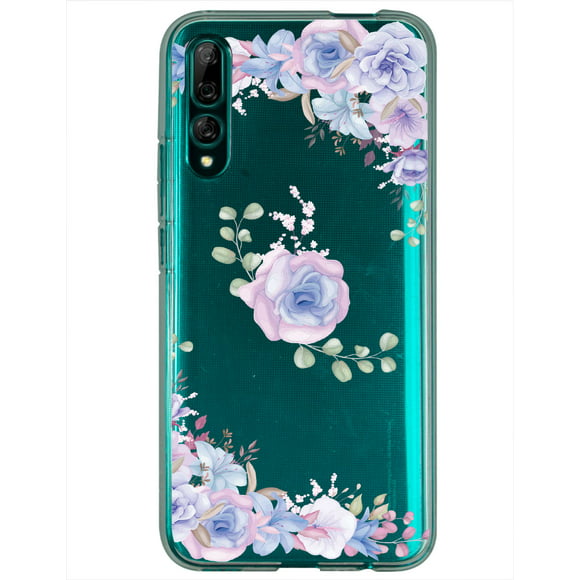 funda para huawei y9 prime 2019 con diseño de flores lila instacase colección floral