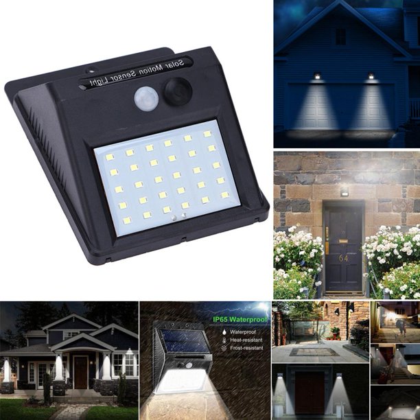 Solar Luz LED Para Exterior Con Sensor De Movimiento Jardin Patio Casa  Lampara 