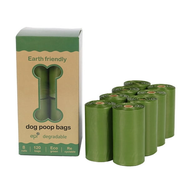 120 Rollos Bolsas Excremento Caca Perro Bolsas Biodegradable