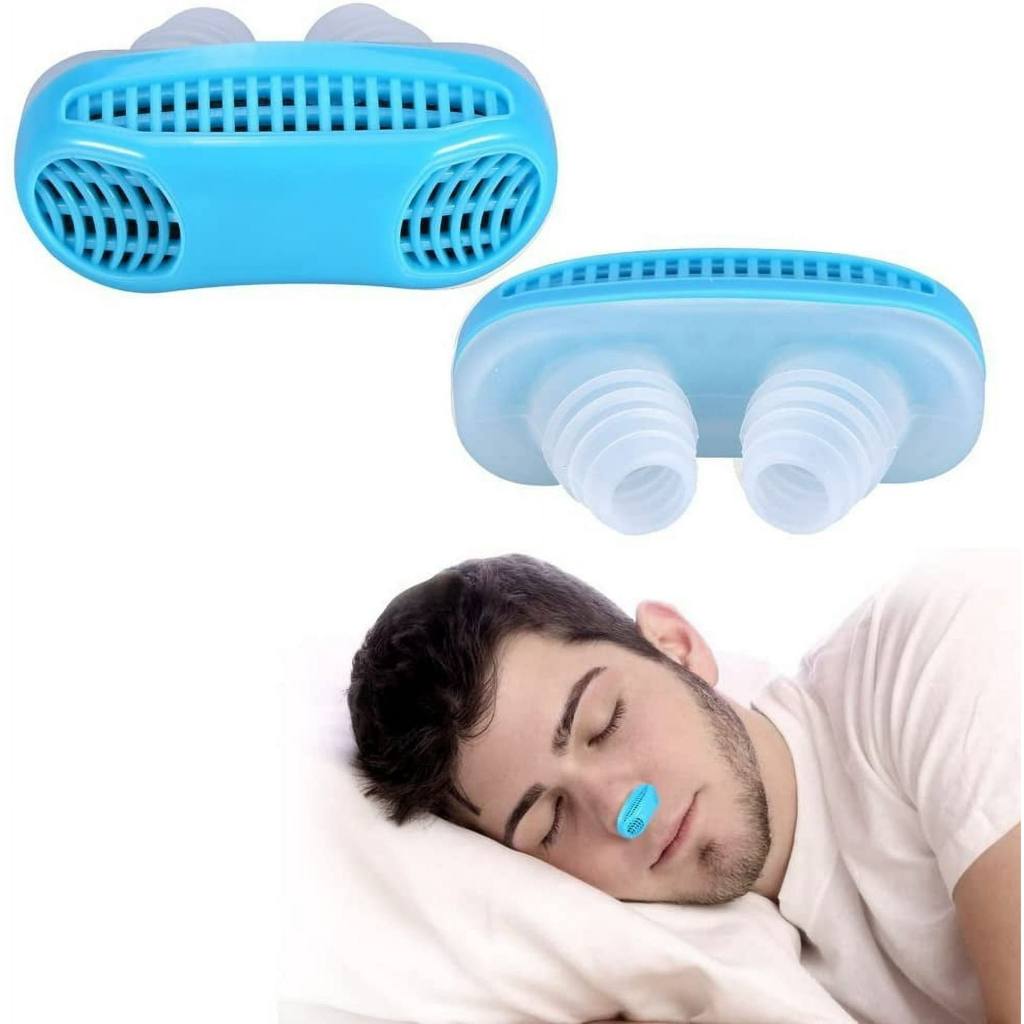 Comprar 4 unids/set Anti ronquidos Clip de nariz silicona solución de  ronquidos dispositivo ayuda para dormir dilatadores nasales