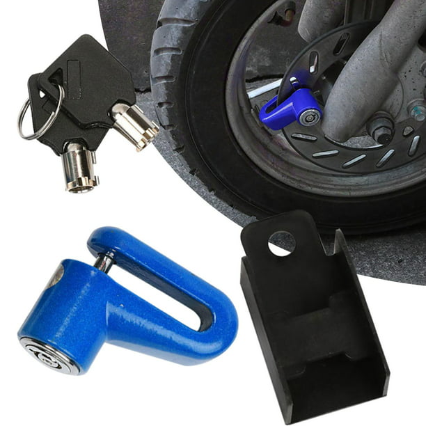 de disco para motocicleta, freno de disco de rueda antirrobo de seguridad  resistente resistente para motos scooter con protección , negro shamjiam candado  para moto