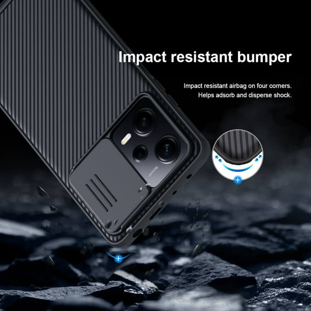 Funda de teléfono para Xiaomi Poco X5 Pro 5G con Protector de Camara  Nillkin + Cristal 9D