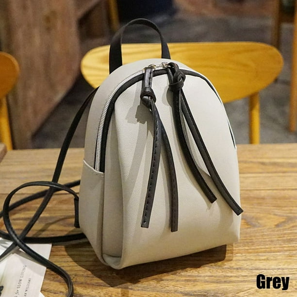Bolso Mini mochila de moda para mujer, mochilas pequeñas sólidas