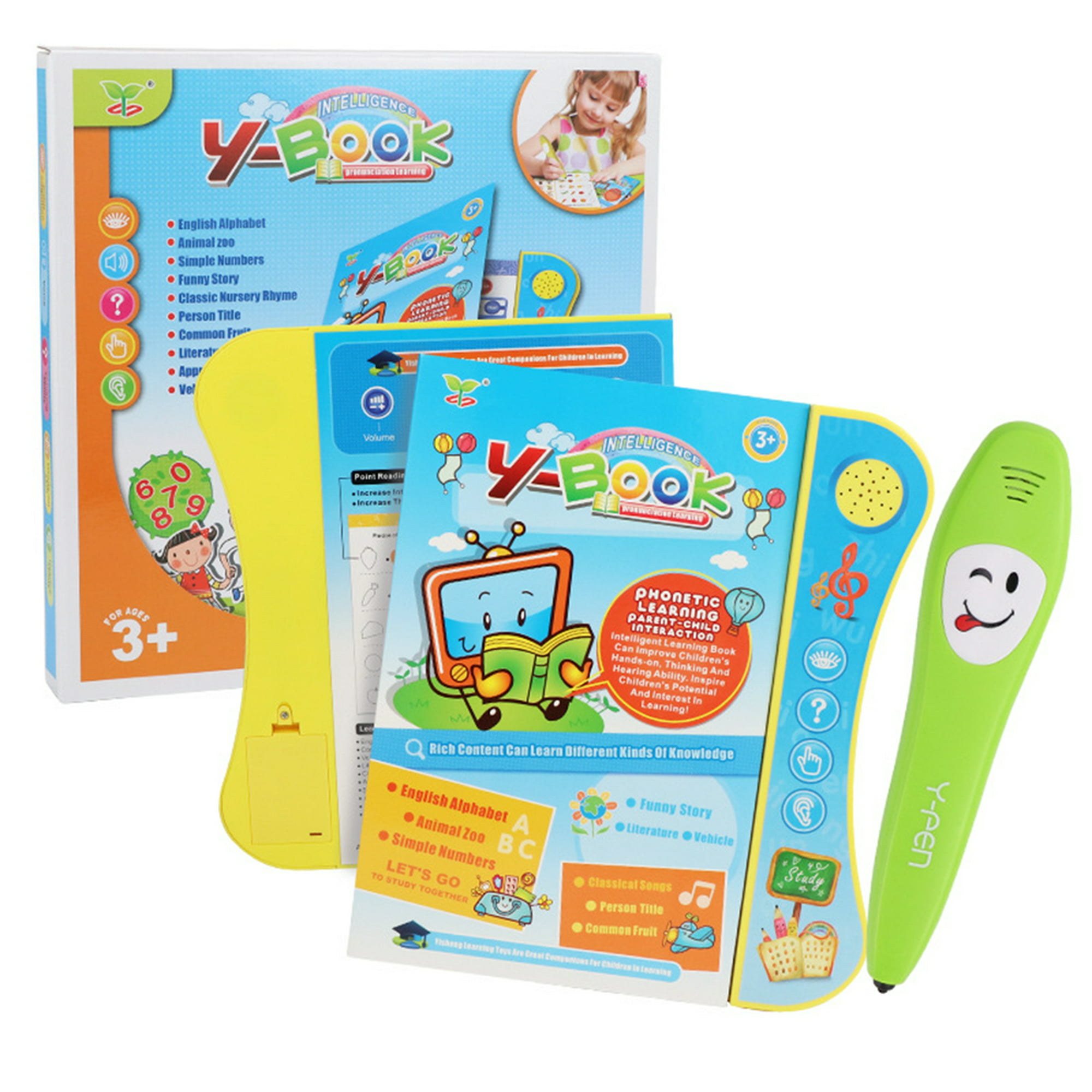 Libro de actividades parlantes para niños de 2 años en adelante, libro de  sonido con 5 actividades de aprendizaje, incluyendo letras, números, juego  – Yaxa Colombia