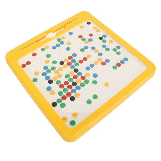 wakelnsa - Tablero magnético de puntos para niños, tablero de dibujo  magnético, arte de puntos magnéticos, tablero de garabatos, incluye tablero