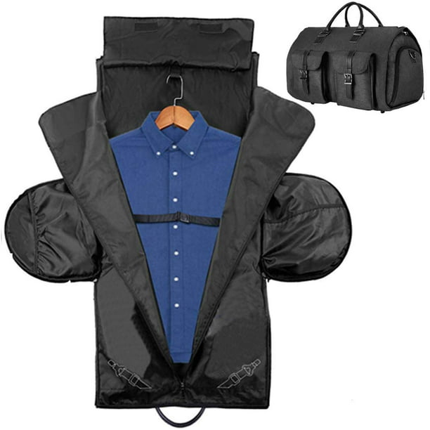 Bolsa portatrajes de 45 - Bolsa convertible para ropa con correa para el  hombro Asas Bolsa de lona multipropósito para almacenamiento y viajes  Xemadio FLD-4438