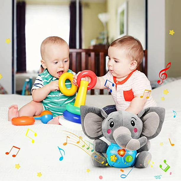 SENCU Juguetes para bebés de 6 a 12 meses, juguetes sensoriales para niños  con música y luz, ideales para Navidad, cumpleaños, educativos, para la
