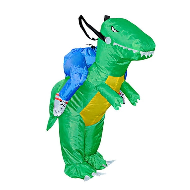 Valiente arrojar polvo en los ojos Drama Traje Inflable Para Niños Disfraz de dinosaurio inflable para montar en 3D,  disfraz de Halloween, tr Likrtyny Libre de BPA | Walmart en línea