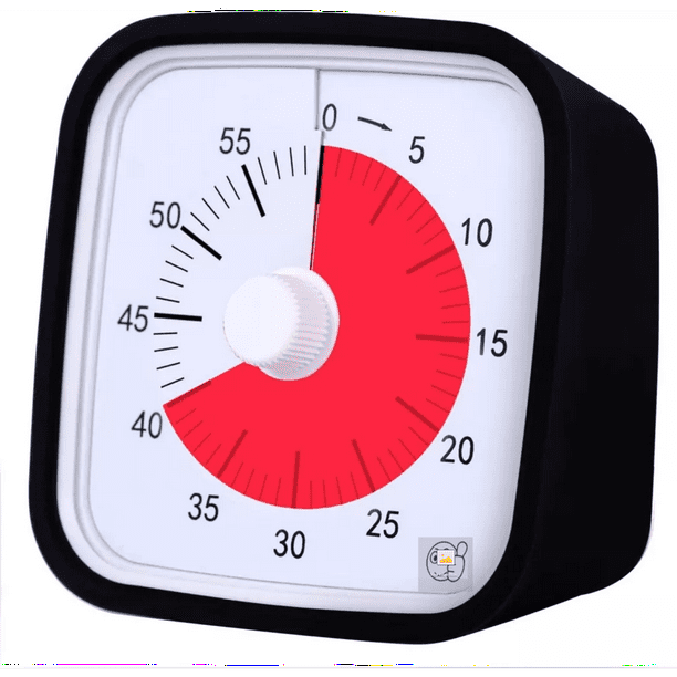 Temporizador visual de 60 minutos: reloj de cuenta regresiva para