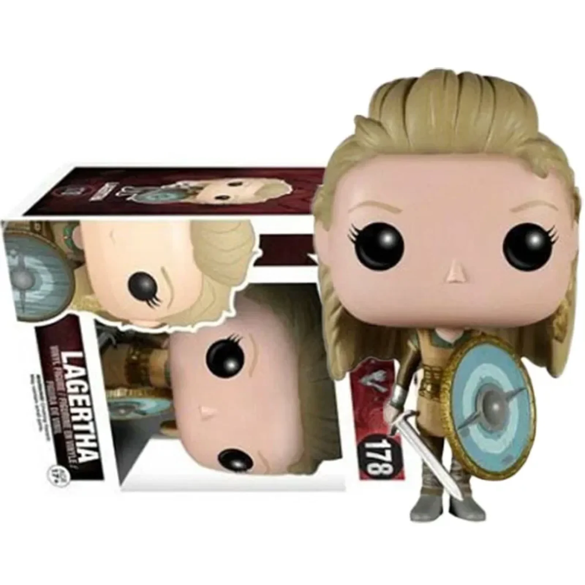 Funko Pop Vikings 178 LAGERTHA 177 RAGNAR LOTHBROK Figura de acción