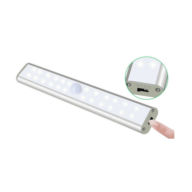 Barra de luz LED para cocina, interruptor de atenuación de tubo, Sensor  táctil controlado, lámpara para armario, tira LED rígida, retroiluminación  de armario de aluminio – Los mejores productos en la tienda