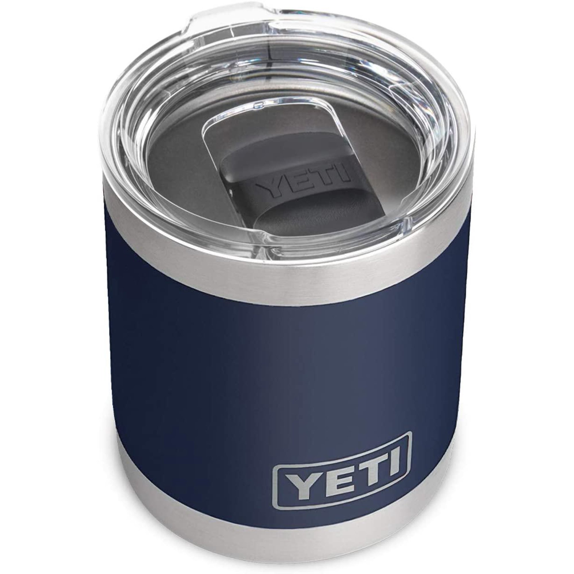 YETI Rambler - Vaso de acero inoxidable con tapa MagSlider, 10 onzas, color  azul marino