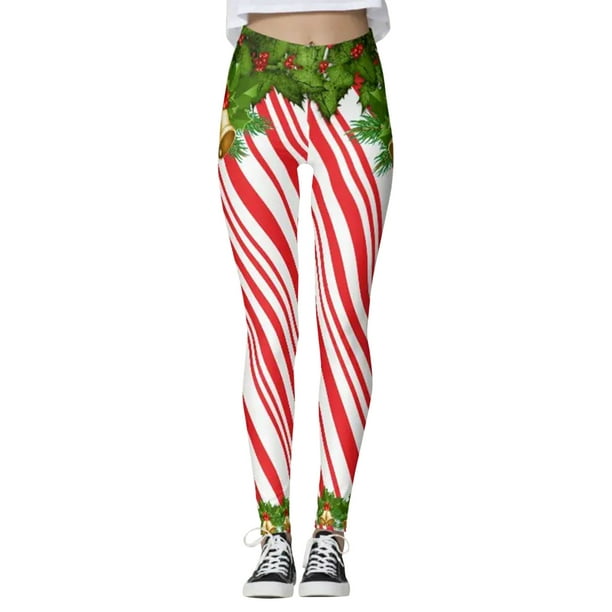Gibobby pantalones nieve mujer Leggings deportivos estampados navideños de  moda informal para mujer Gibobby
