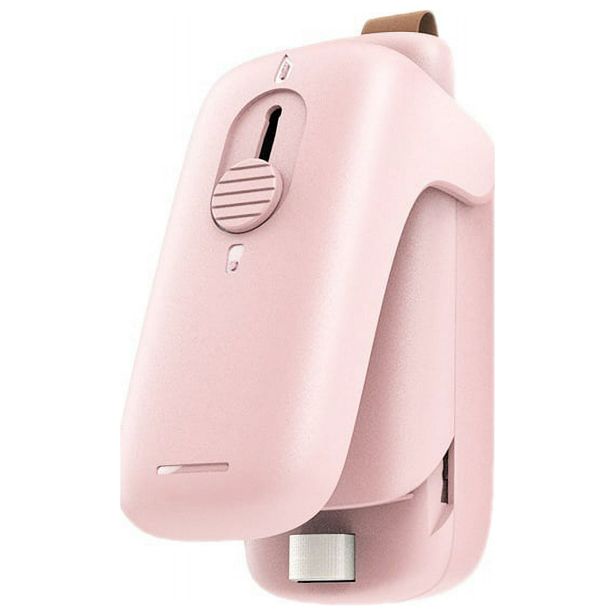 Batería de Cocina Mini pinzas de sellado para bolsas de alimentos  portátiles, 2 uds., abrazadera selladora para almacenamiento de aperitivos  (rosa) Likrtyny Libre de BPA