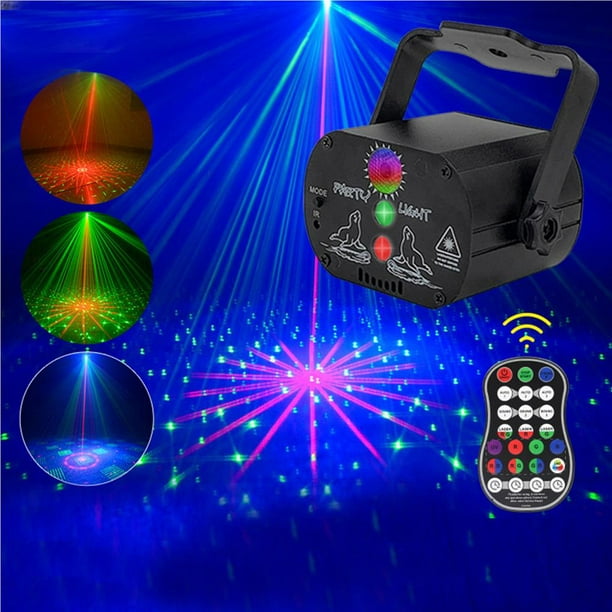 Luces de disco recargables USB con control remoto, luces LED de 1000 mAh de  color RGB de 1000 mAh que funcionan con pilas, luz de gabinete magnética