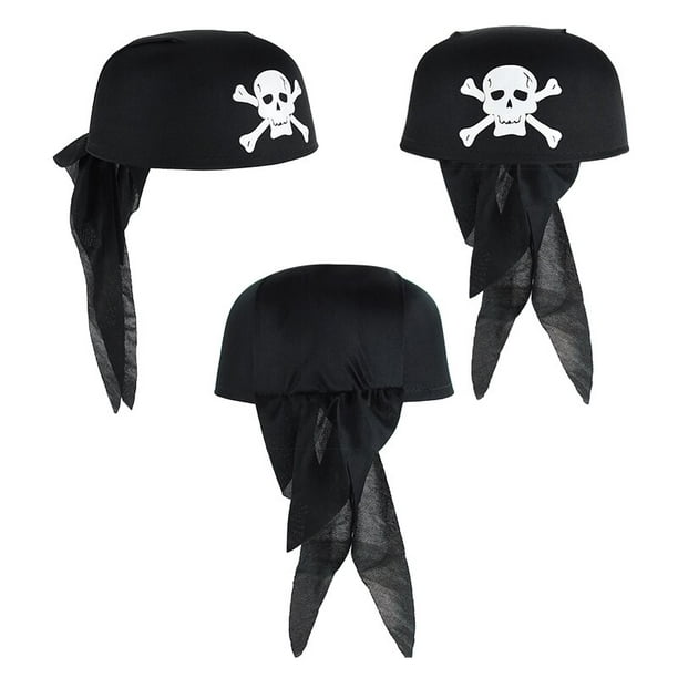  6 diademas de sombrero de pirata, mini sombrero de pirata con  plumas de calavera, accesorios piratas para decoración de Halloween,  temática de pirata, suministros de fiesta, cumpleaños, cosplay, : Juguetes y
