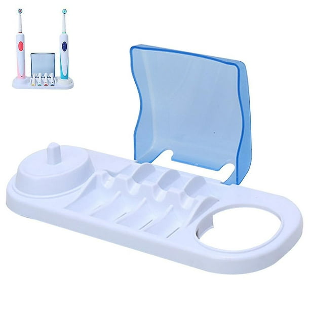Soporte doble para cepillo de dientes eléctrico, soporte para cabezales de  cepillo de dientes, caja de almacenamiento Compatible con Base de cargador  YONGSHENG 8390614883314